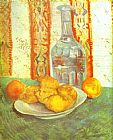 Still Life with Bottle and Lemons on a Plate by Vincent van Gogh
